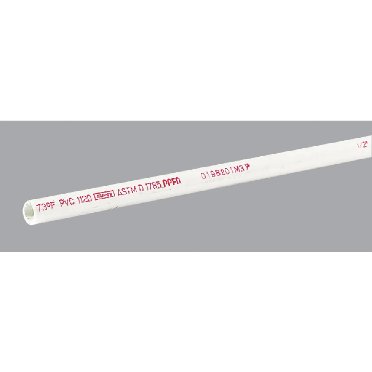 Casual Charlotte Pipe 1 2 In. x 20 Ft. Cold Water Schedule 40 PVC Pressure Pipe Belled End Quality