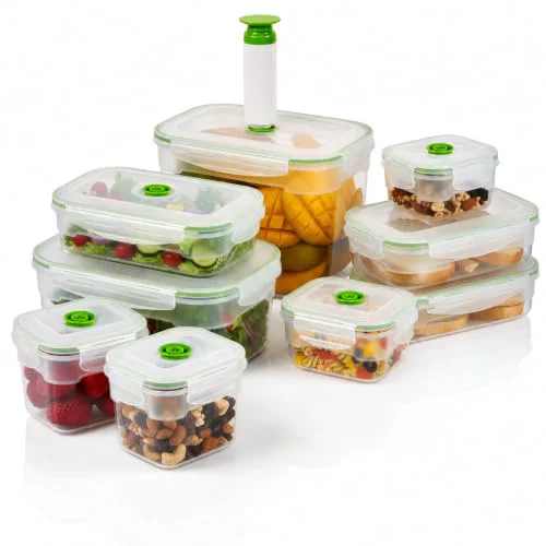 Trendy Vacuum Seal Food Storage Containers with Hand Pump Dependable