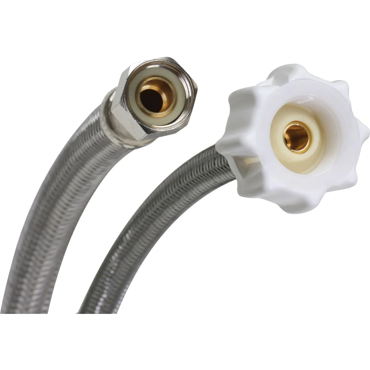 High-End Fluidmaster Click Seal 3 8 In. Comp x 7 8 In. Ballcock x 20 In. L Braided Stainless Steel Toilet Connector Convenient