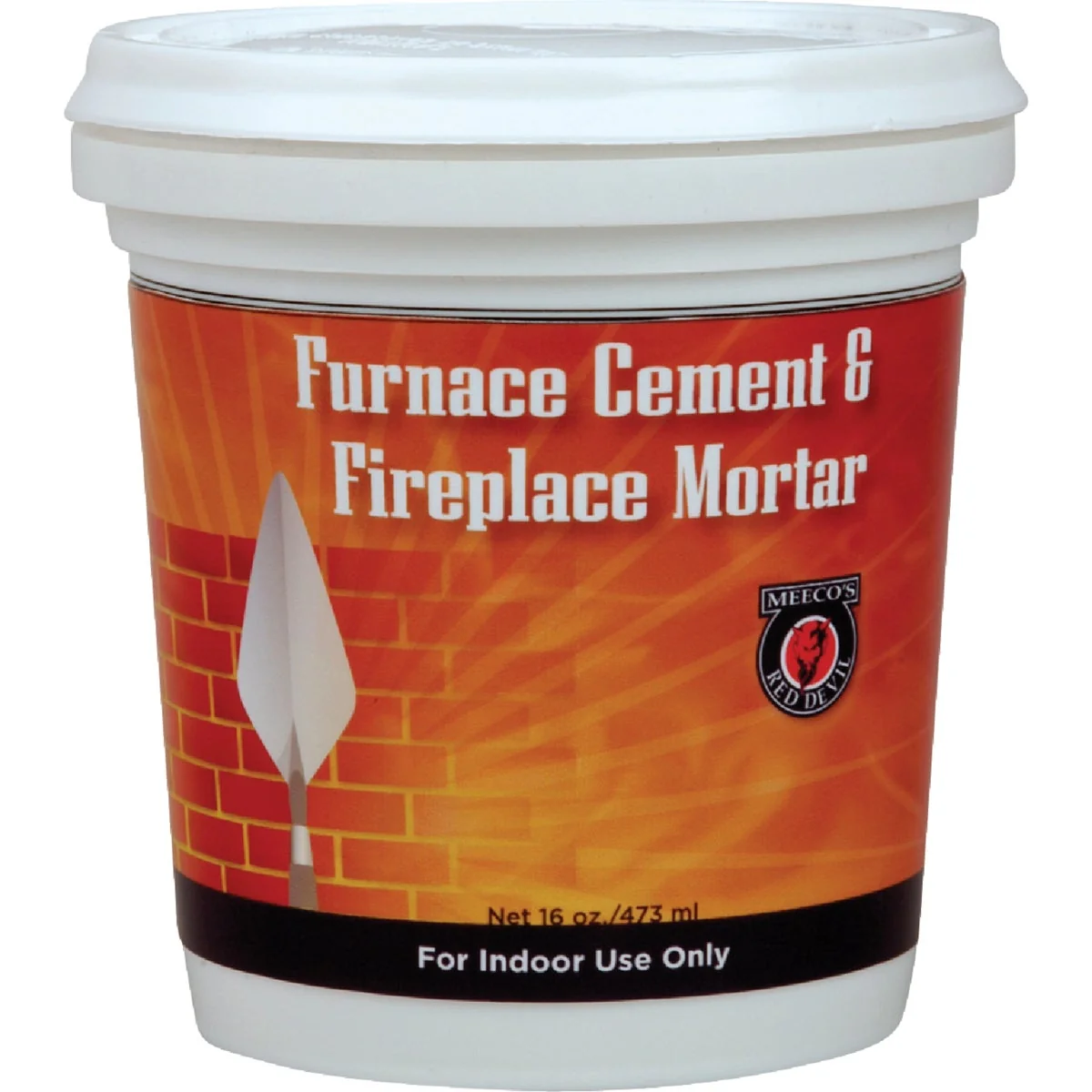 High-Quality Meeco's Red Devil 1 2 Pt. Gray Furnace Cement Fireplace Mortar Exceptional