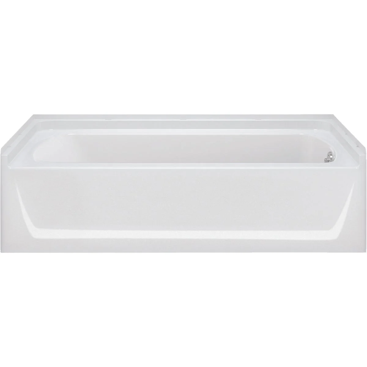 Premium Material Sterling Ensemble 7117 Series 60 In. L x 30-1 4 In. W x 16 In. D Right Drain Bathtub in White Traditional
