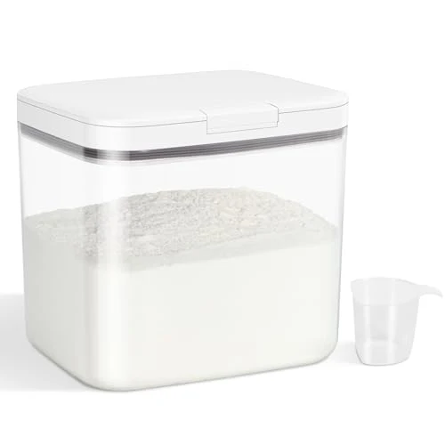 Professional 4.75 Qt Rice Flour Container Dog Food Storage Holder with Flip High-Grade