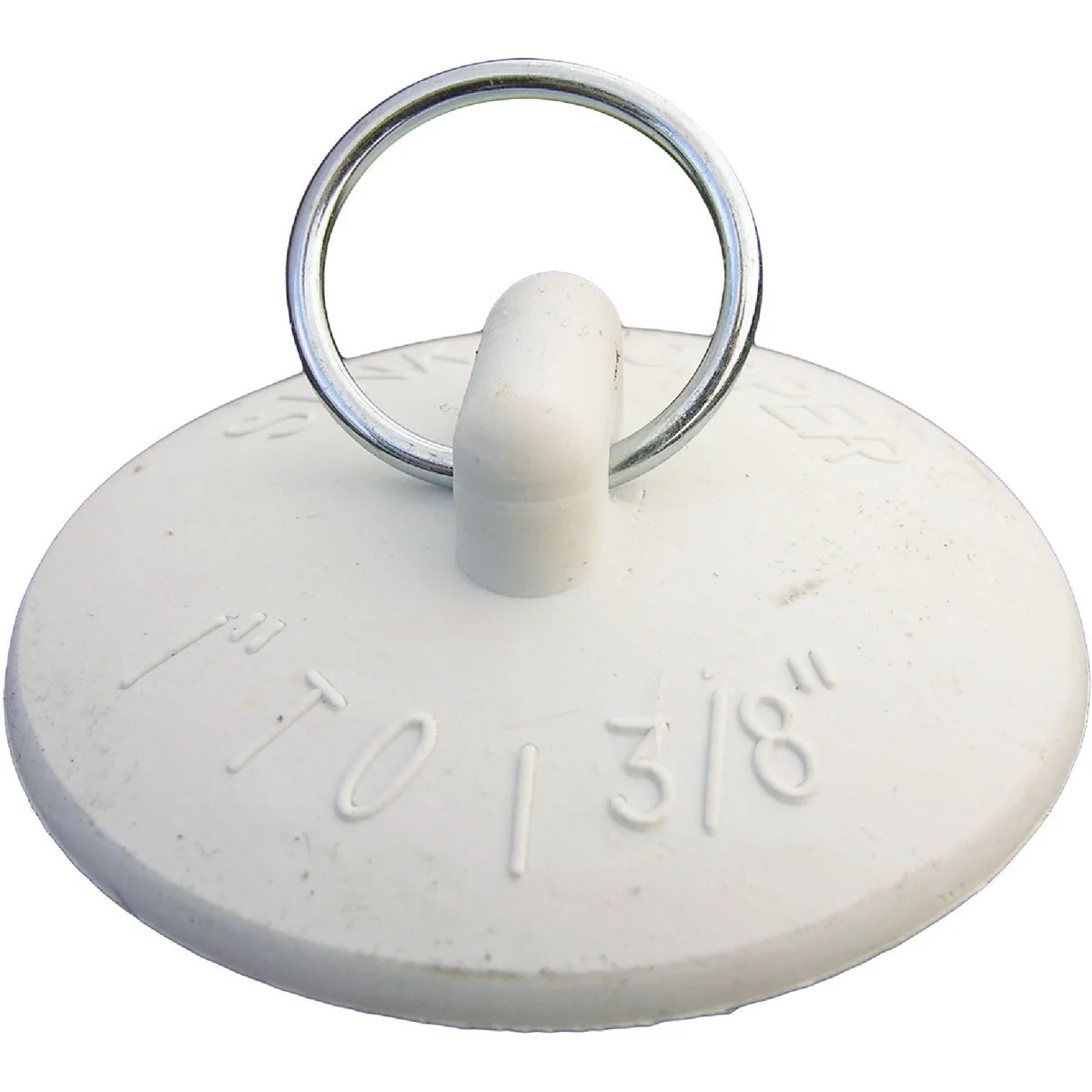 Responsible Lasco 1 In. to 1-3 8 In. White Sink Rubber Drain Stopper Sophisticated