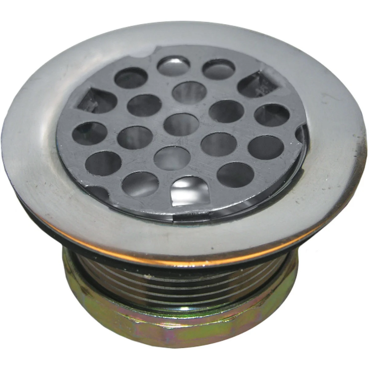 Exclusive Lasco 2 In. Opening Chrome Plated Flat Top Strainer Assembly Excellent
