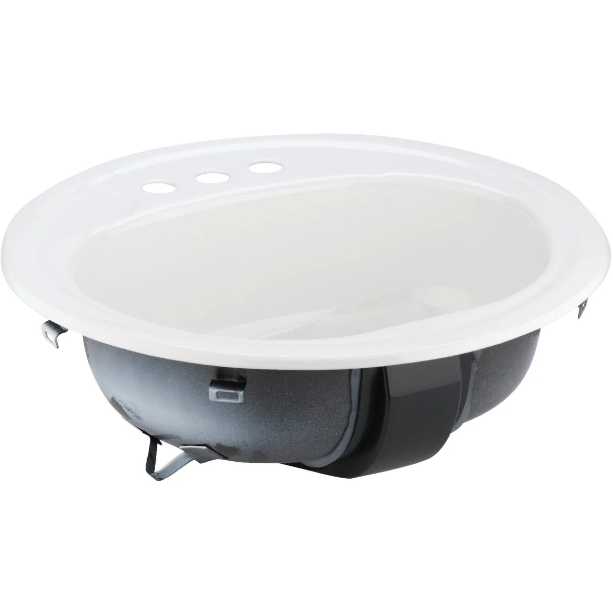 First-Class Briggs Anderson Round Drop-In Oval Bathroom Sink White Outstanding