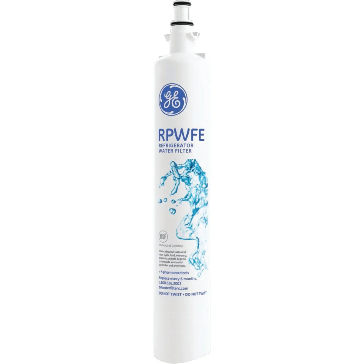 Specialty GE RPWFETCS Icemaker Refrigerator Water Filter Cartridge Fine Crafted