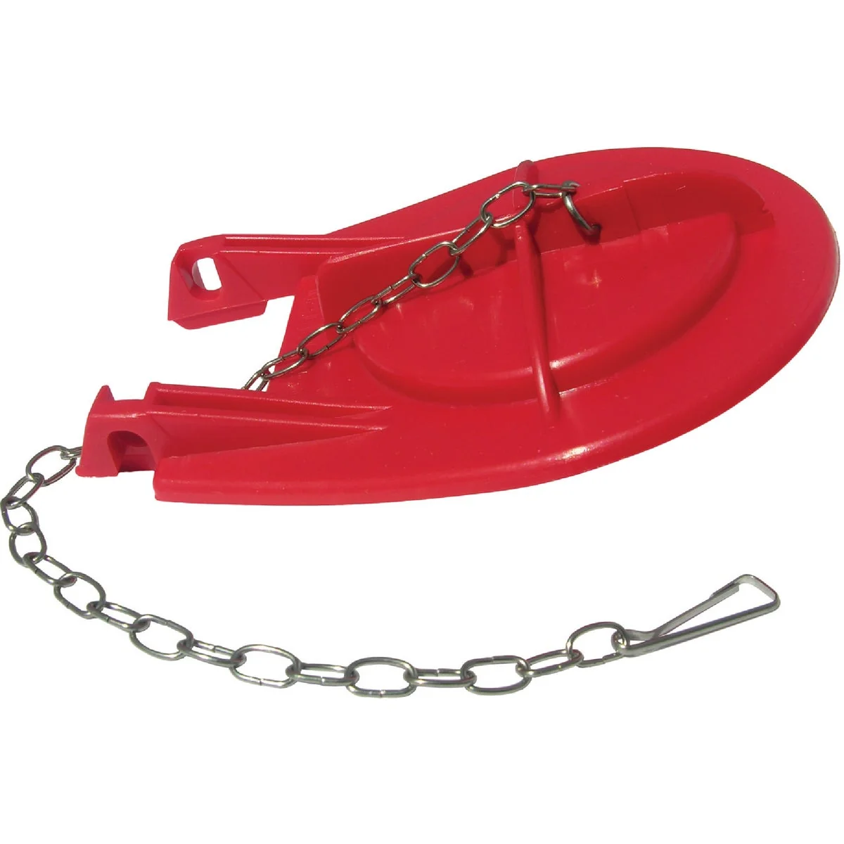 World-Class Lasco Kohler Cimarron 3-1 4 In. Red Rubber Toilet Flapper with Chain Flexible