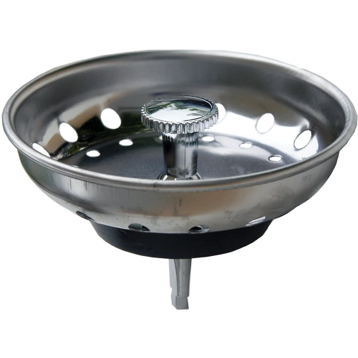 High-End Lasco 3.25 In. Chrome Post Style Basket Strainer Stopper Reliable