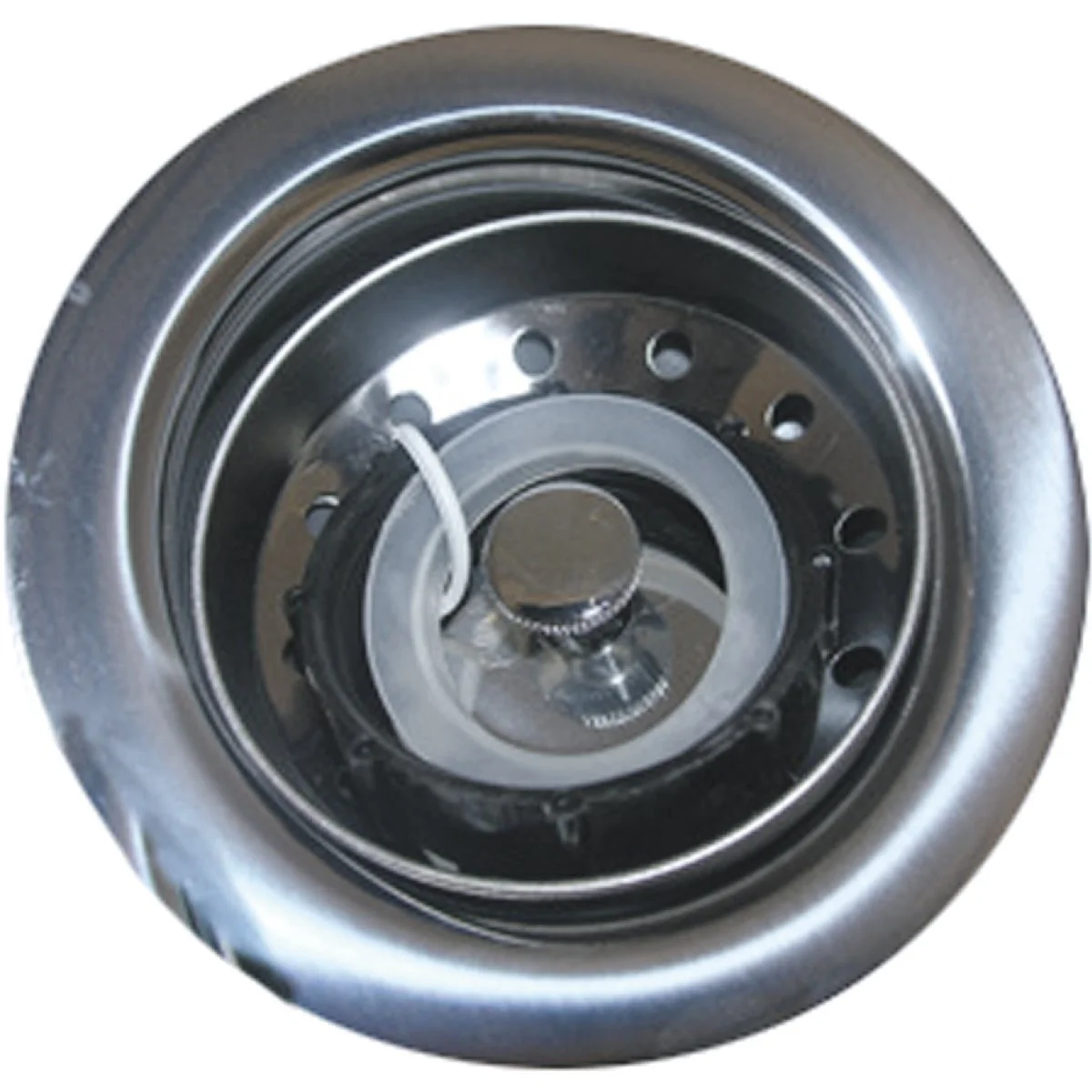 Fine Crafted Lasco 3-1 2 In. Chrome Plated Plastic Body Duo Basket Strainer Assembly Advanced