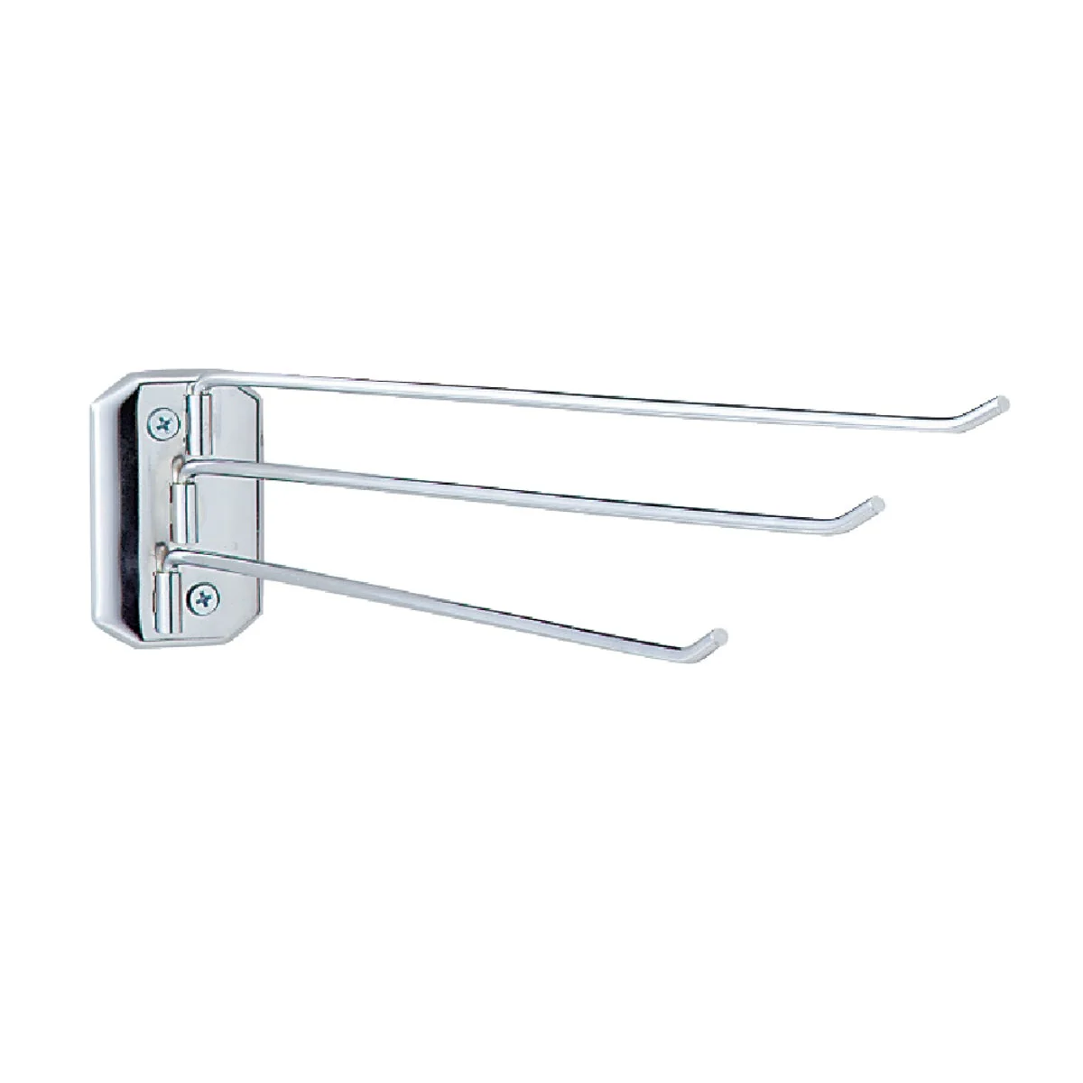 Sophisticated Decko Chrome 3-Arm Bath Rack Secure