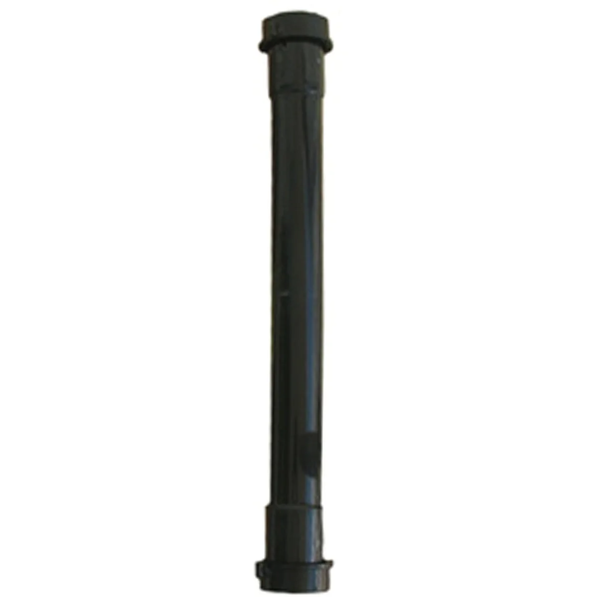 Refined Lasco 1-1 2 In. OD x 16 In. L Black Plastic Double-End Extension Tube Functional