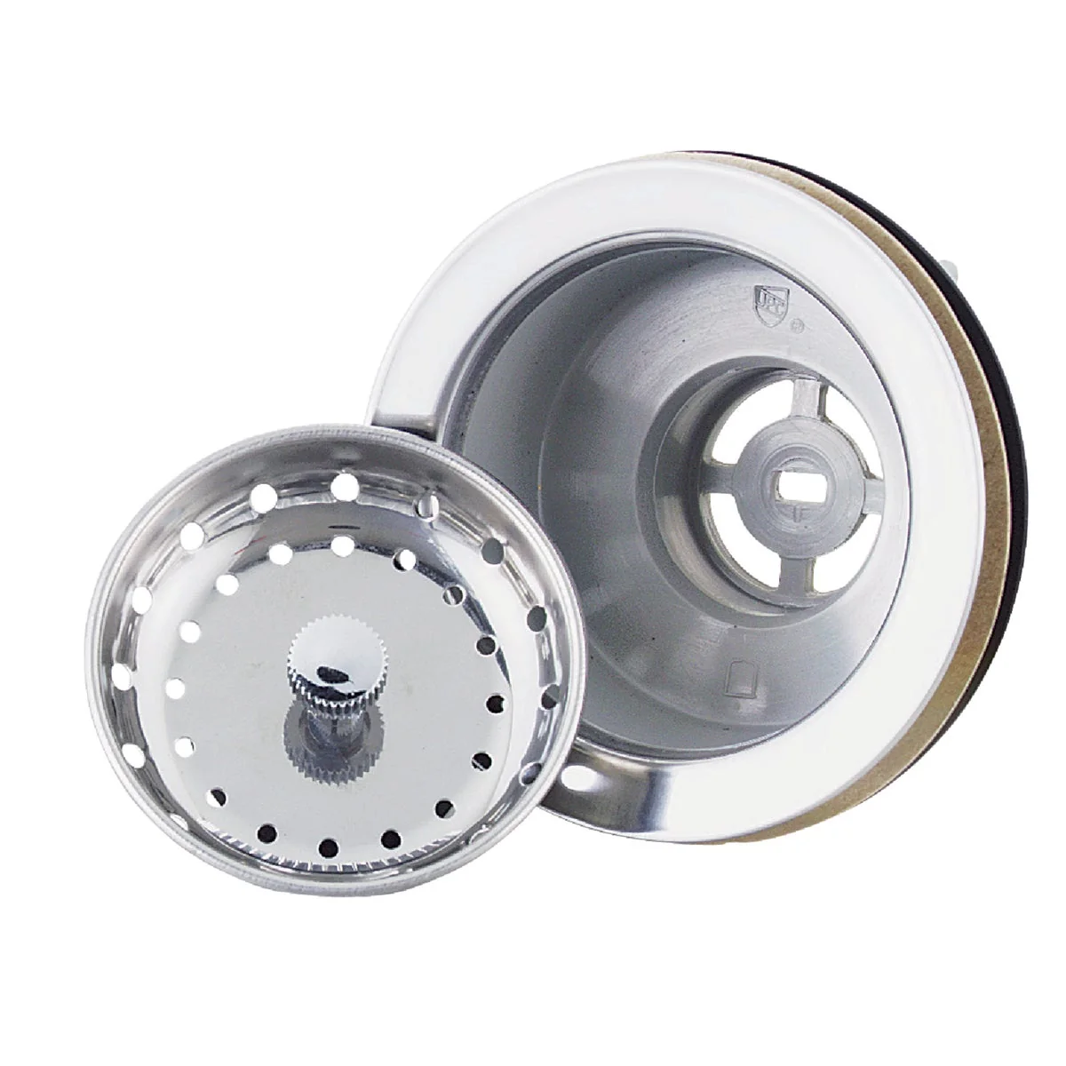World-Class Do it Imperial 3-1 2 In. to 4 In. Stainless Steel Rim Basket Fixed Post Basket Strainer Assembly Innovative
