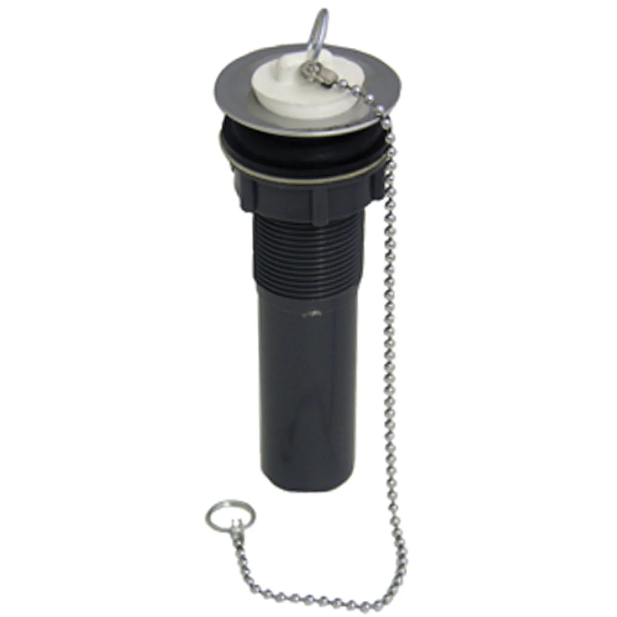 Safe Lasco 1-1 4 In. Black Plastic C.O. Plug Plastic 1-Piece Bathroom Sink Drain Recyclable