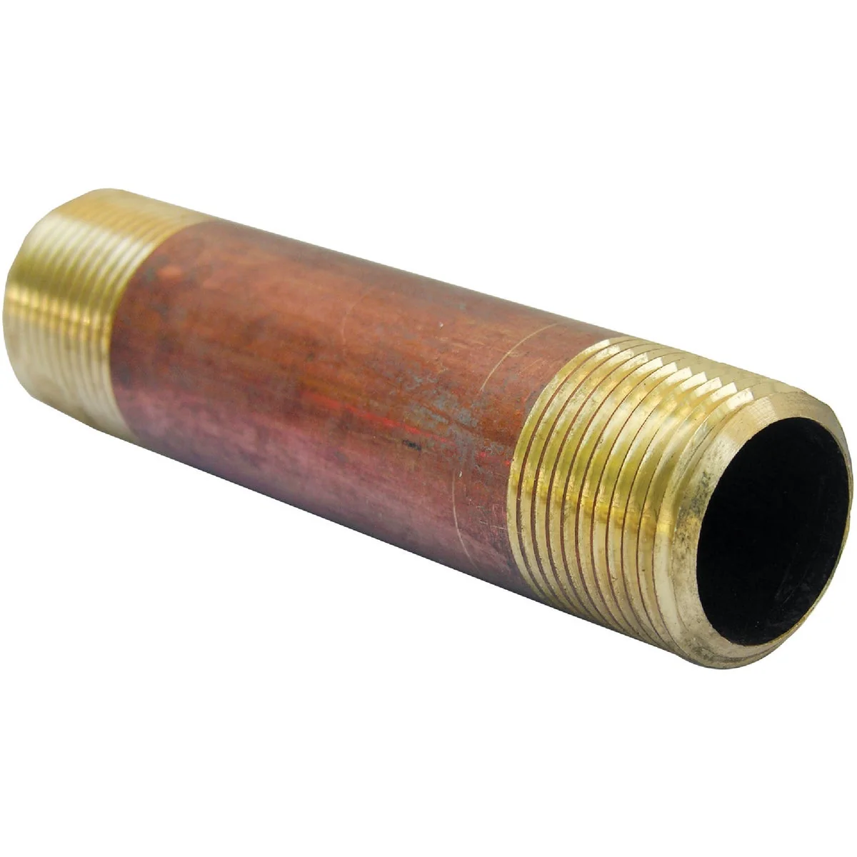 Green Lasco 3 4 In. x 4 In. Red Brass Nipple Recyclable