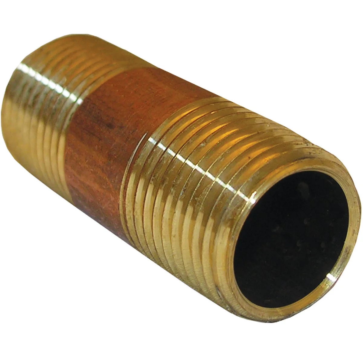 Green Lasco 1 2 In. MPT x 1-1 2 In. Short Brass Nipple Elite