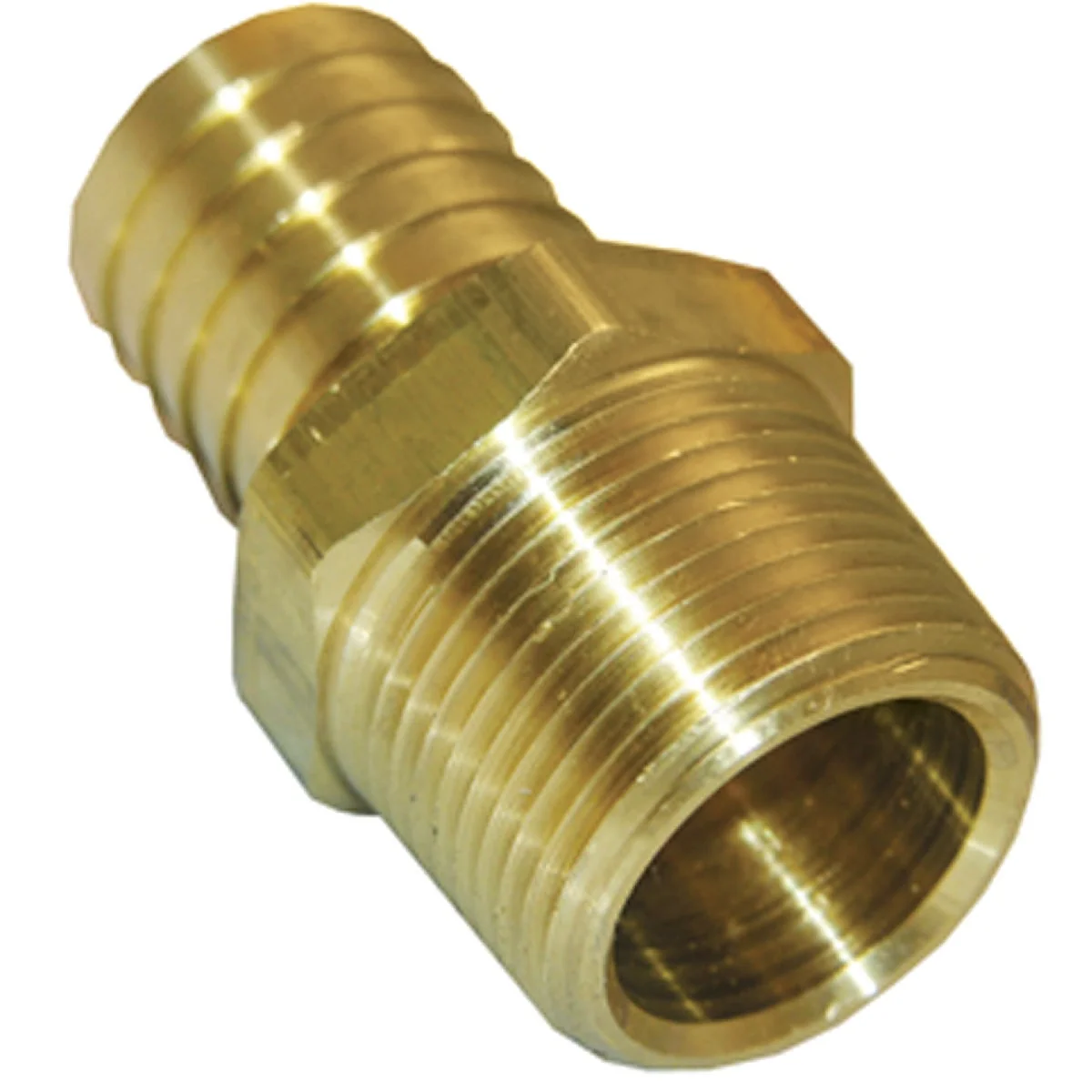 Dependable Lasco 1 2 In. MPT x 3 4 In. Brass Hose Barb Adapter Certified