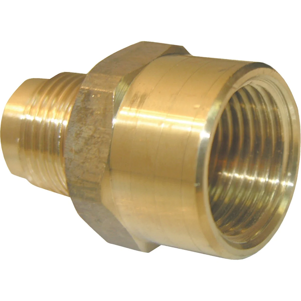 Artisan Lasco 5 8 In. F x 1 2 In. M Brass Flare Adapter High-Grade