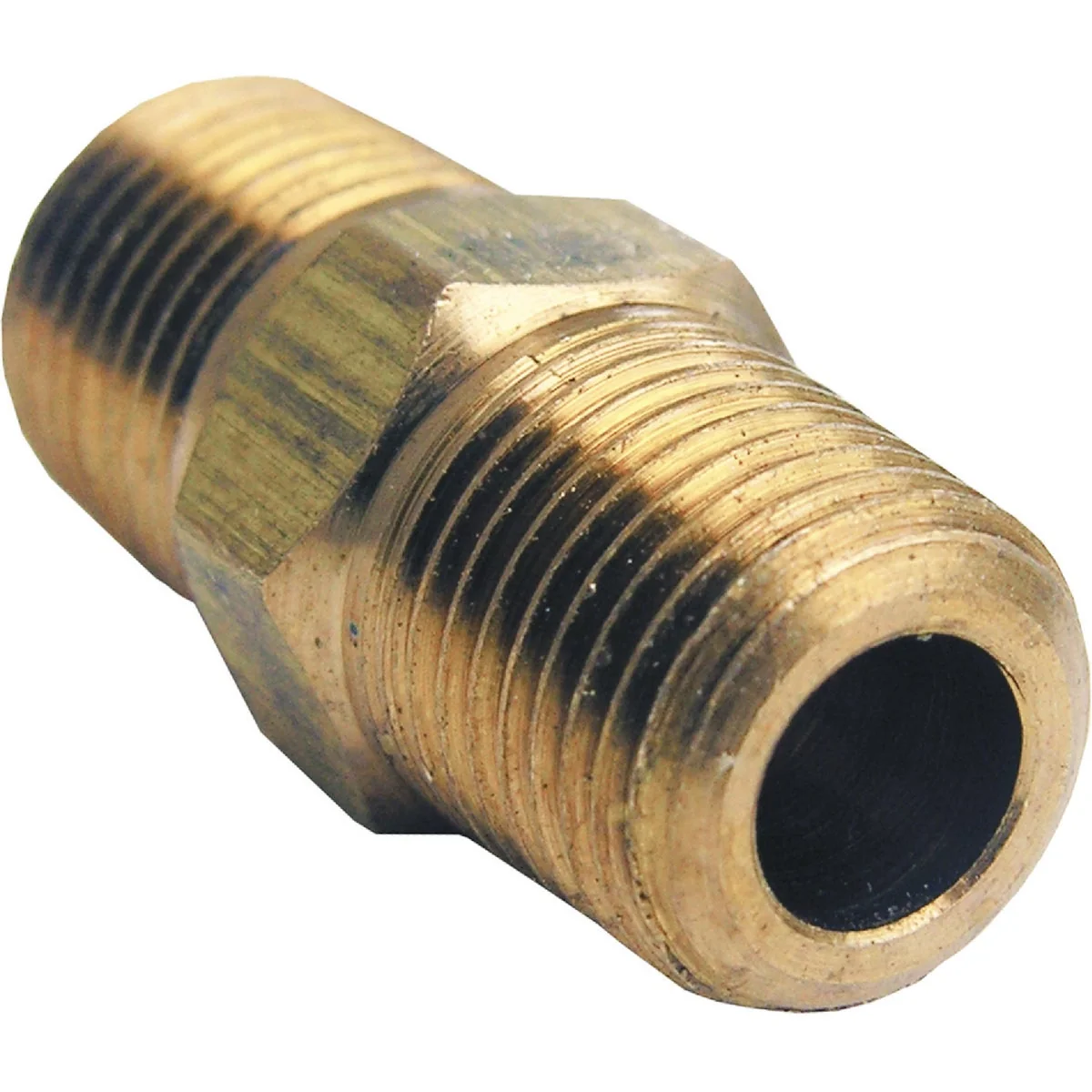 Carefully Designed Lasco 1 8 In. MPT x 1 8 In. MPT Brass Hex Nipple Green