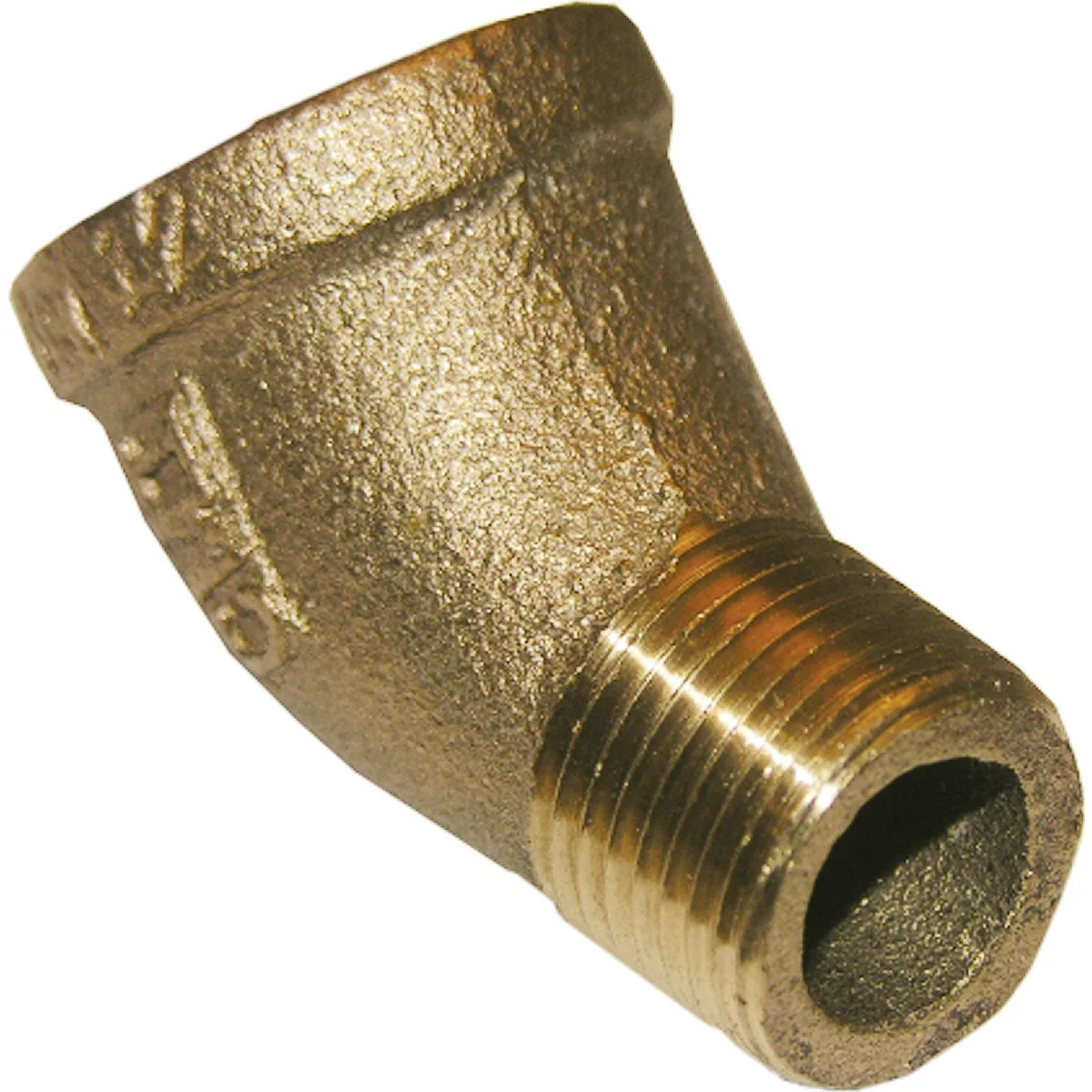 Original Design Lasco 3 8 In. FPT x 3 8 In. MPT 45 Deg. Brass Street Elbow 1 8 Bend Clean