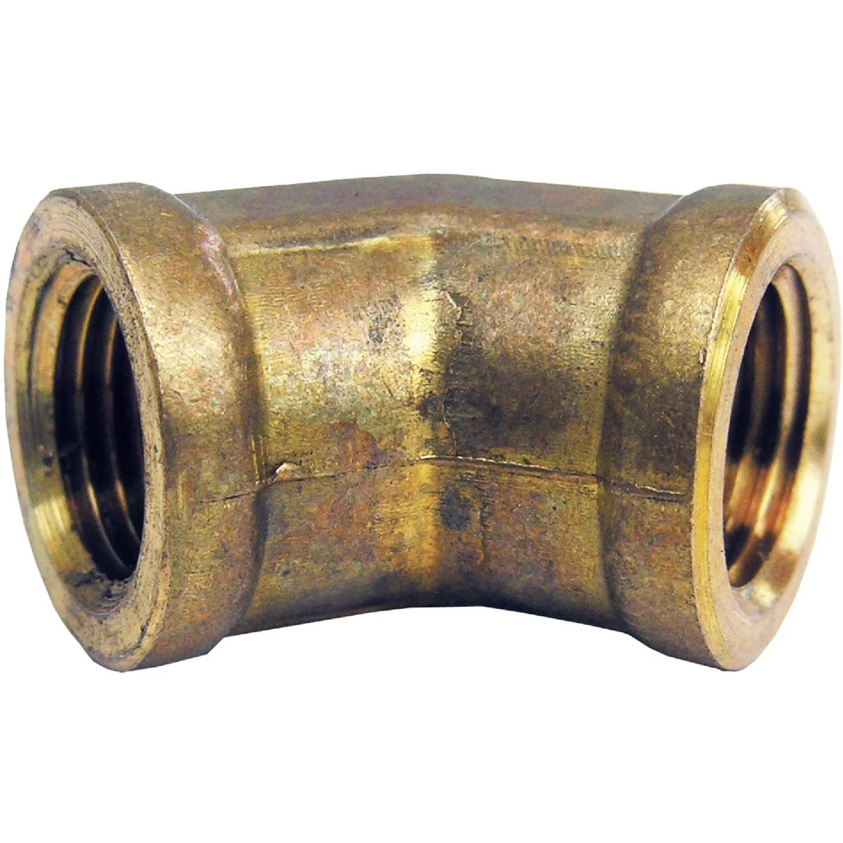 Effective Lasco 1 8 In. FPT x 1 8 In. FPT 45 Deg. Brass Elbow 1 8 Bend Premium Material