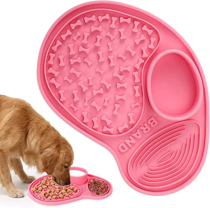 Refined Ceenna Lick Mat for Dogs and Cats Silicone Snuffle Mat Slow Feeder Lick Pat Easy Clean Pet Slow Feeder Anxiety Relief Dog Slowing Feeders Licks Pat Feeding Mats for Pet Training Mats Classic About ThisOverview Official