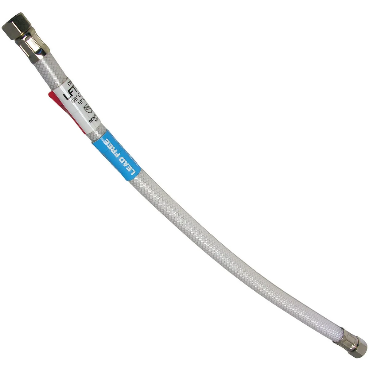 Stylish Lasco 3 8 In. C x 3 8 In. C x 16 In. L Braided Poly Vinyl Appliance Connector Selected