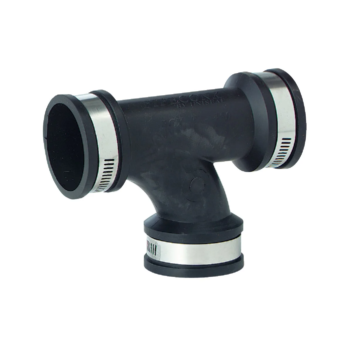 Excellent Fernco 1-1 2 In. Flexible Repair PVC Tee Expertly Made