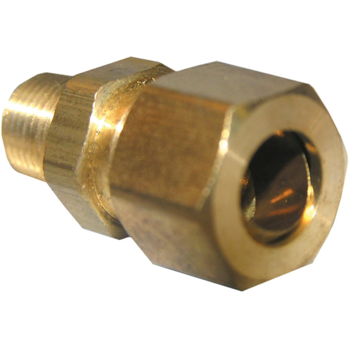 Original Lasco 3 8 In. C x 1 8 In. MPT Brass Compression Adapter Refined