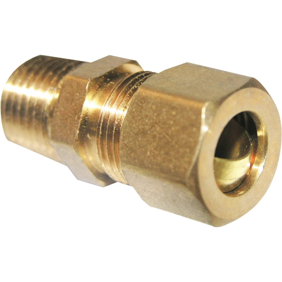Eco-Friendly Lasco 3 8 In. C x 1 4 In. MPT Brass Compression Adapter Authentic