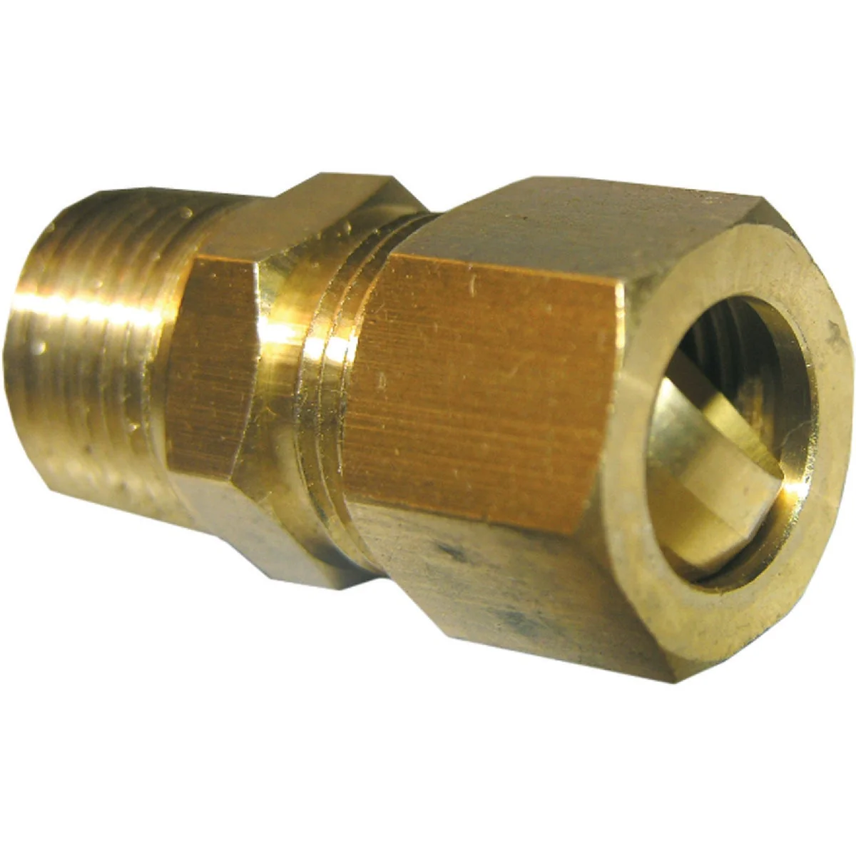Organic Lasco 1 2 In. C x 3 8 In. MPT Brass Compression Adapter Modern