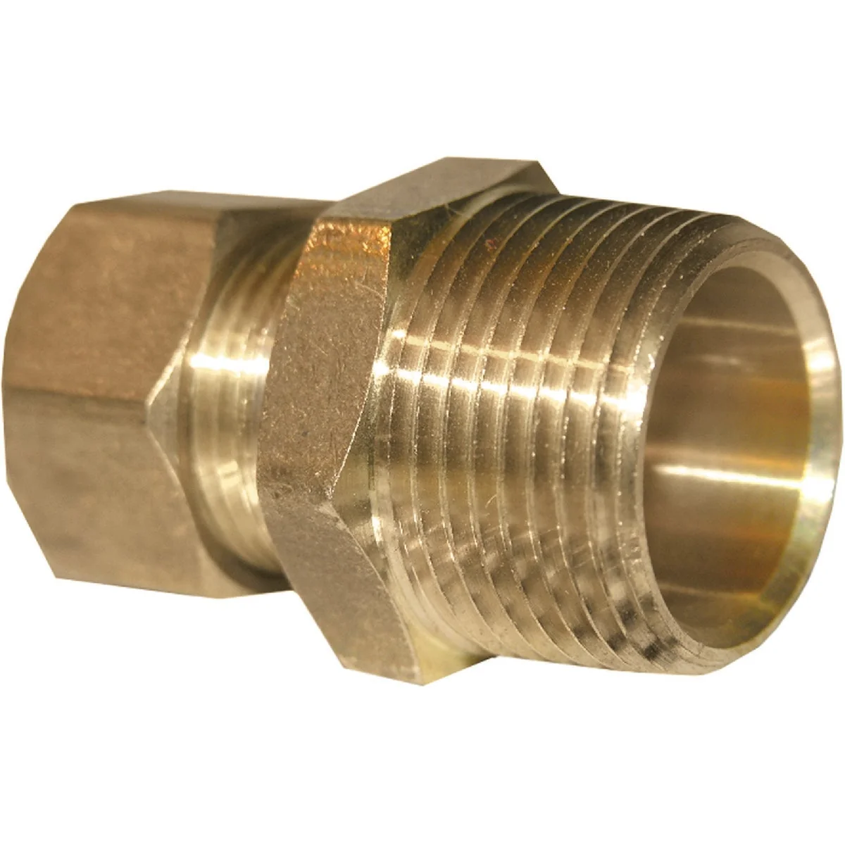 Premium Material Lasco 5 8 In. C x 3 4 In. MPT Brass Compression Adapter Fashionable