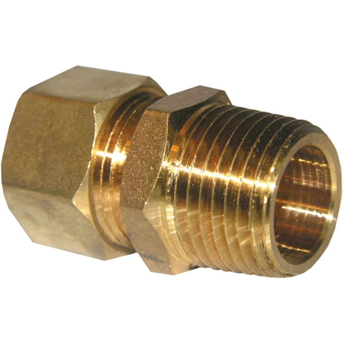 Responsible Lasco 5 8 In. C x 1 2 In. MPT Brass Compression Adapter Convenient