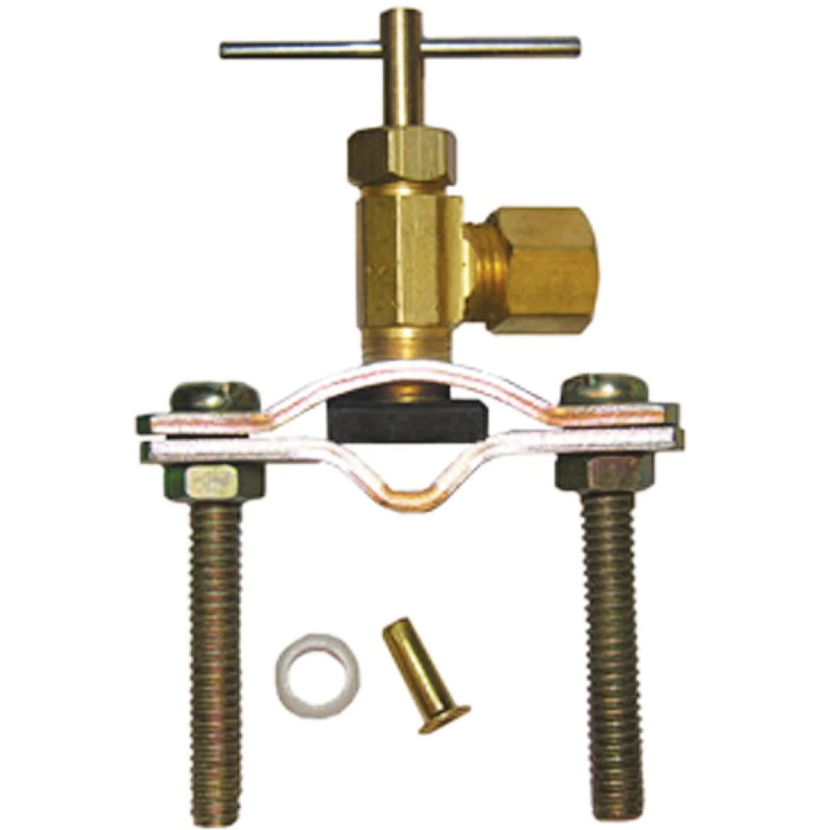 Specialty Lasco Compression Outlet Self Tapping Brass Saddle Needle Valve Luxury