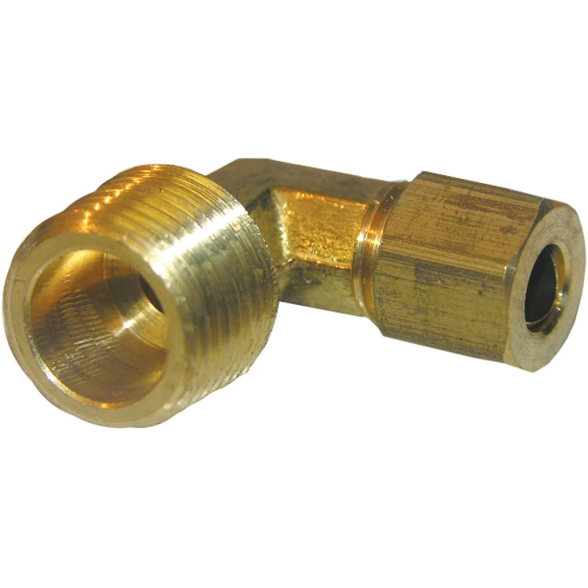 Versatile Lasco 1 4 In. C x 3 8 In. MPT 90 Deg. Compression Brass Elbow 1 4 Bend Elegant