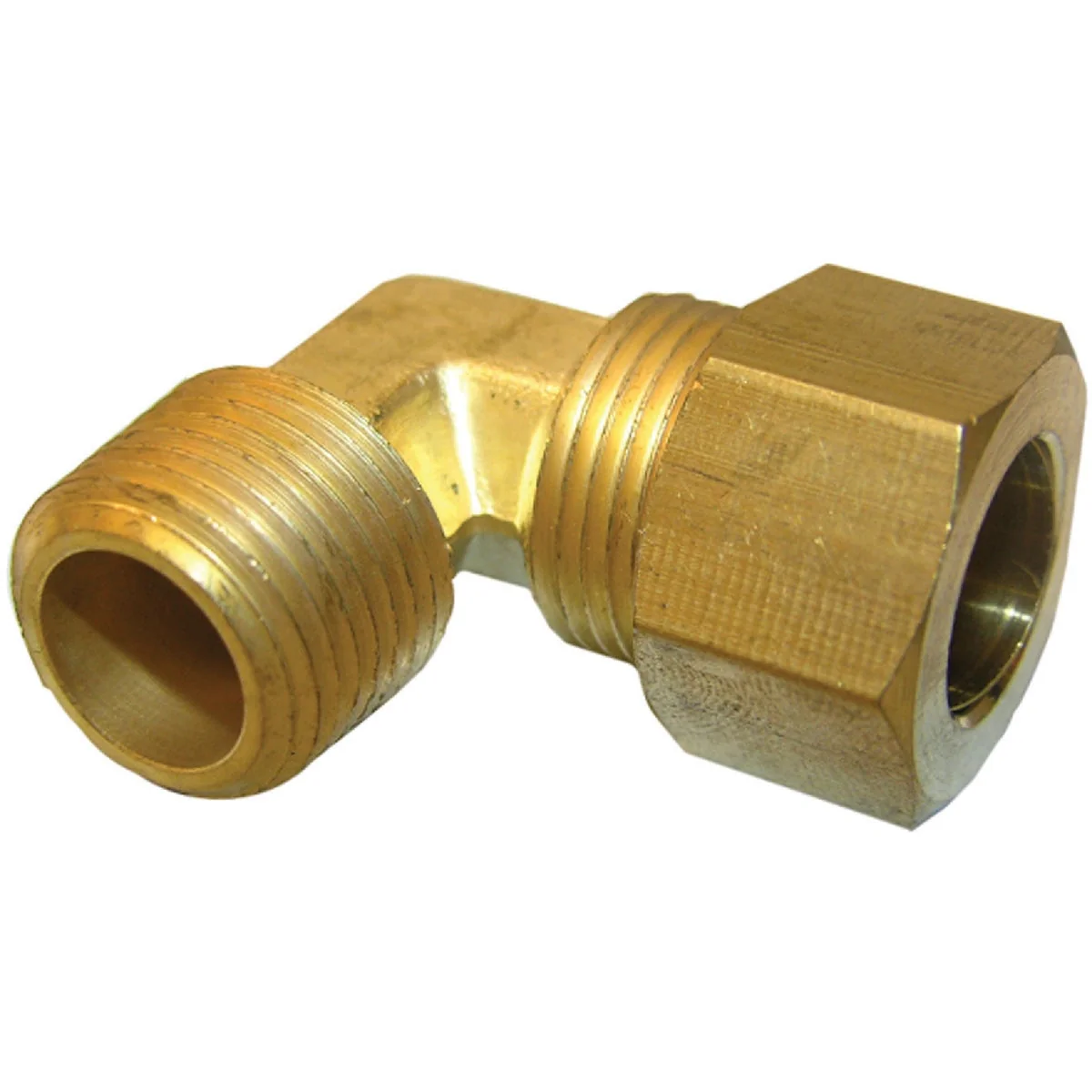 High-Quality Lasco 1 2 C x 3 8 In. MPT 90 Deg. Compression Brass Elbow 1 4 Bend Healthy