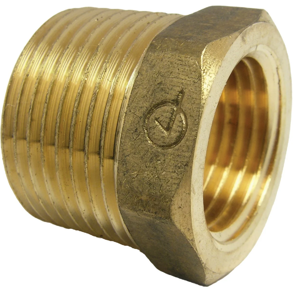 Prestigious Lasco 3 4 In. MPT x 1 2 In. FPT Brass Hex Bushing Carefully Designed