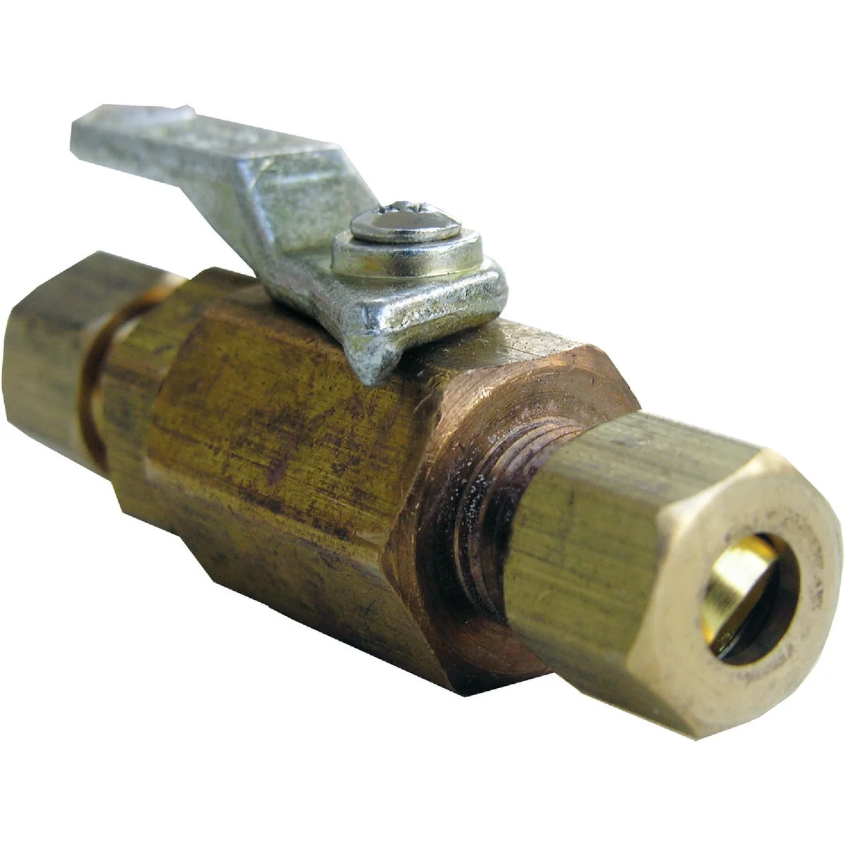 Sophisticated Lasco 1 4 In. C x 1 4 In. C Brass Compression Ball Valve Lightweight