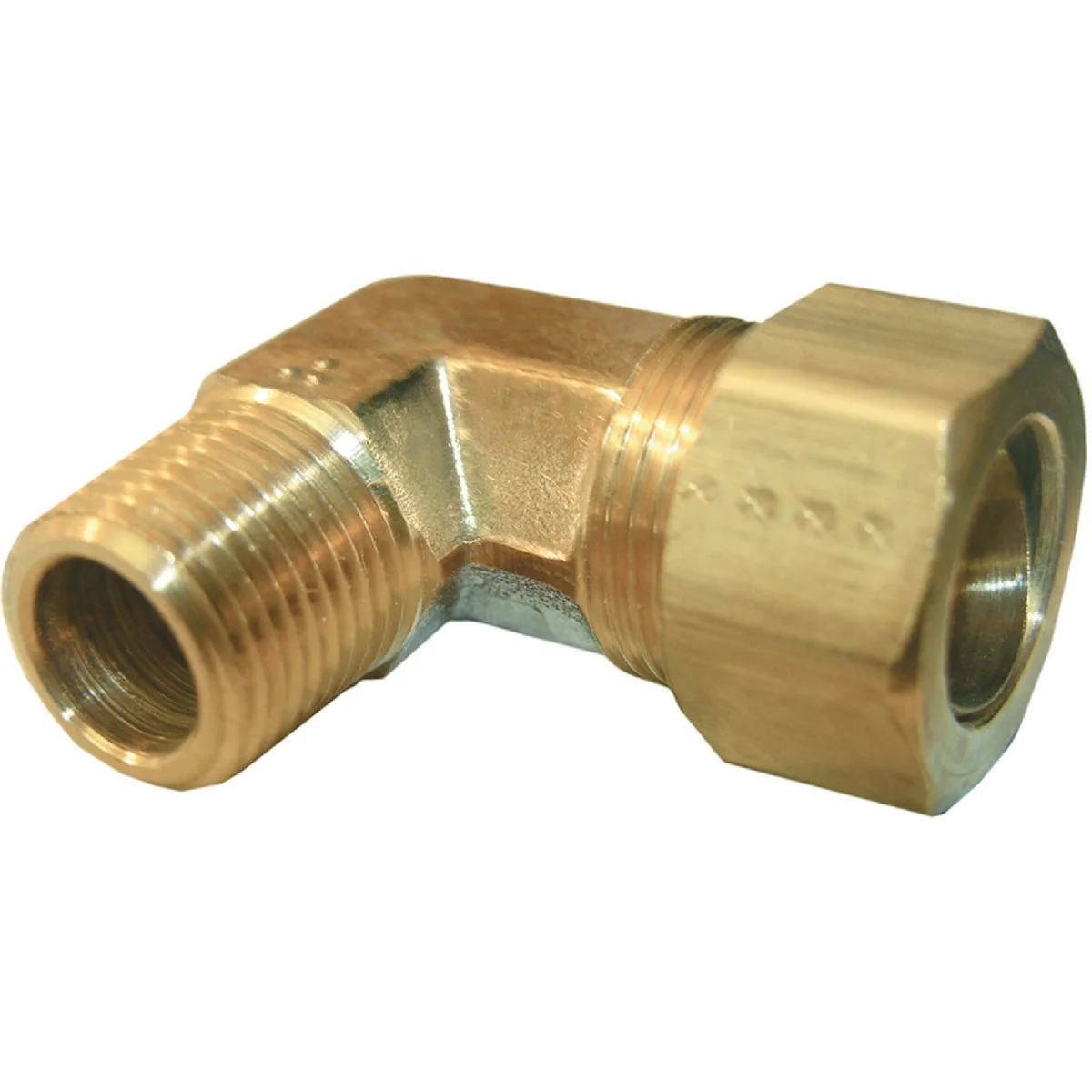 Dependable Lasco 5 8 In. C x 1 2 In. MPT 90 Deg. Compression Brass Elbow 1 4 Bend Easy-to-Use