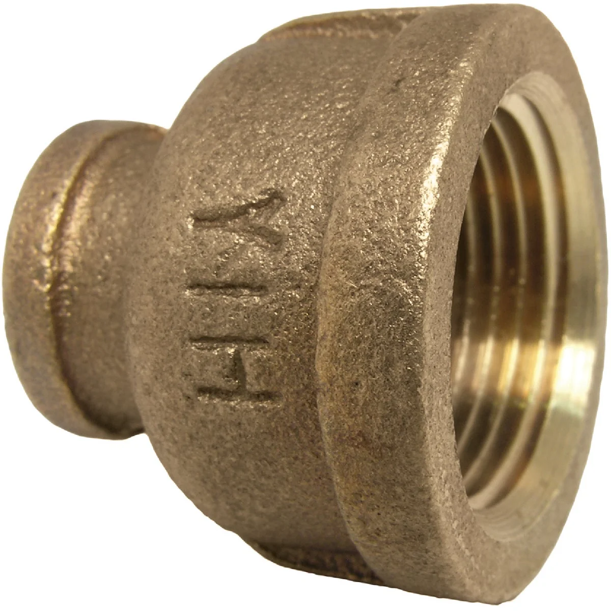 Reusable Lasco 3 4 In. FPT x 1 4 In. FPT Red Brass Reducing Bell Coupling Elegant
