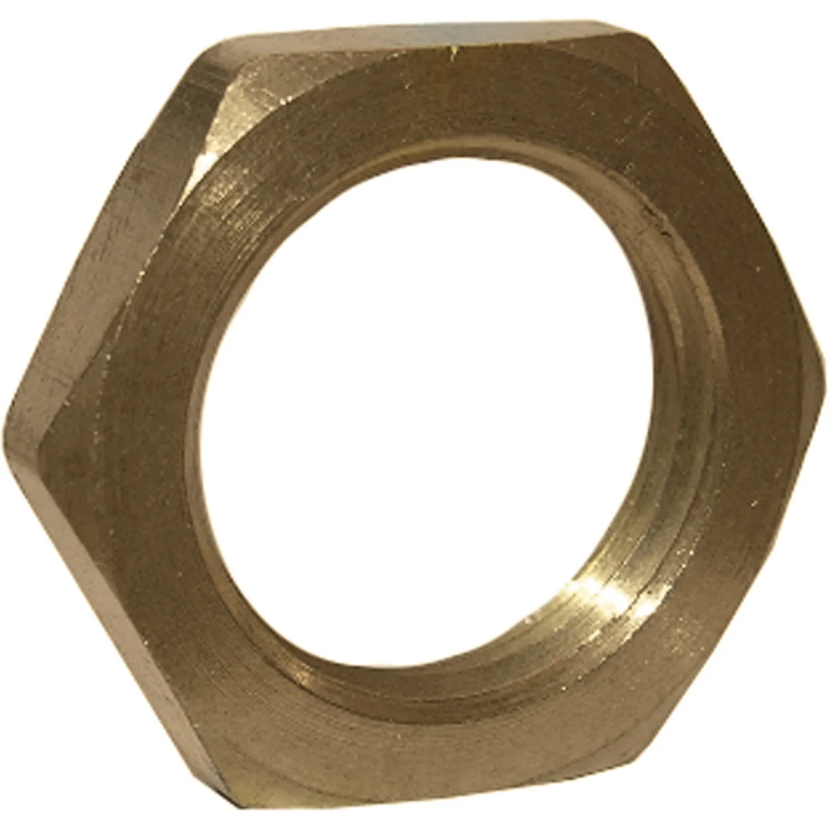 Enhanced Lasco 3 8 In. FPT Brass Lock Nut Lightweight