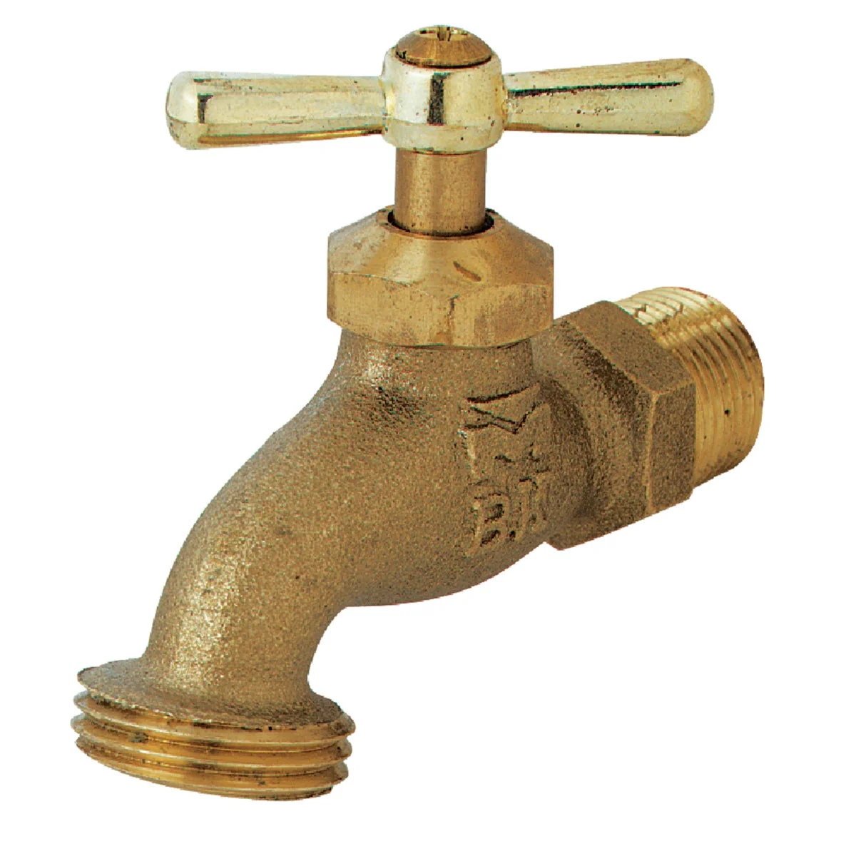 Modern B K ProLine 1 2 In. MIP X 3 4 In. Male Hose Thread Hose Bibb Contemporary