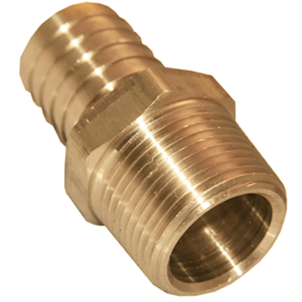 Classic Lasco 1 4 In. MPT X 1 4 In. Brass Hose Barb Adapter Prestigious