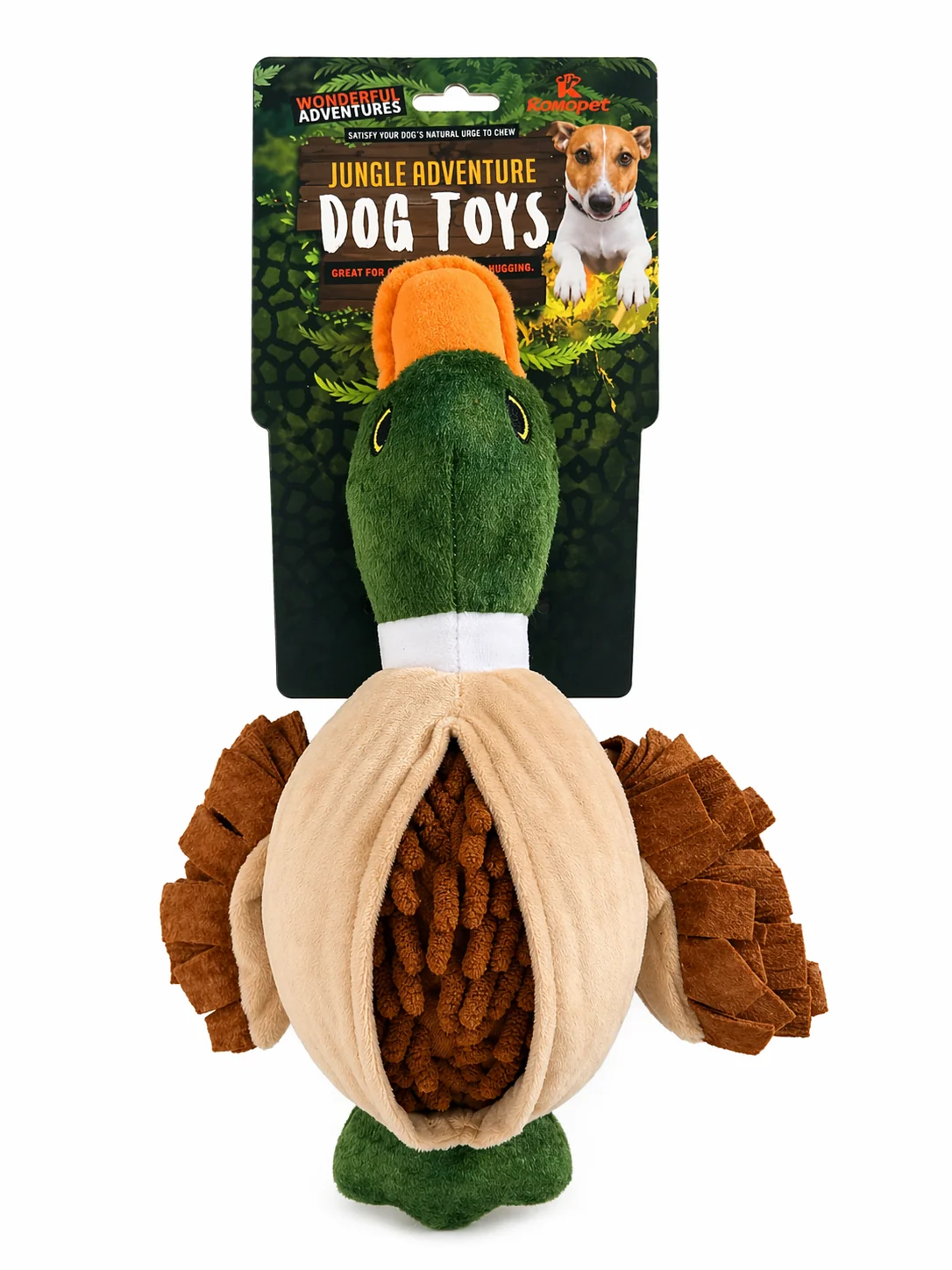 Sustainable Snuffle Duck Interactive Dog Toy 🦆🐾 Flexible