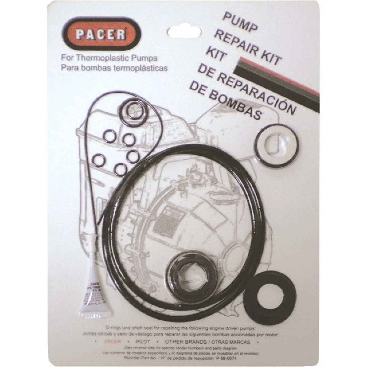 Quality Pacer Pumps S Series Gas Engine Pump Kit Reusable