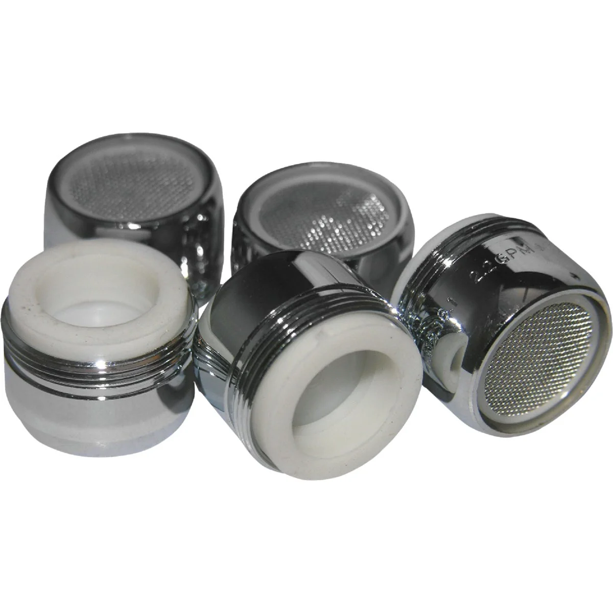 Next-Generation Lasco 1.2 GPM 55 64 In. Male Dual Thread Aerator Chrome-Plated 5-Pack Expertly Made