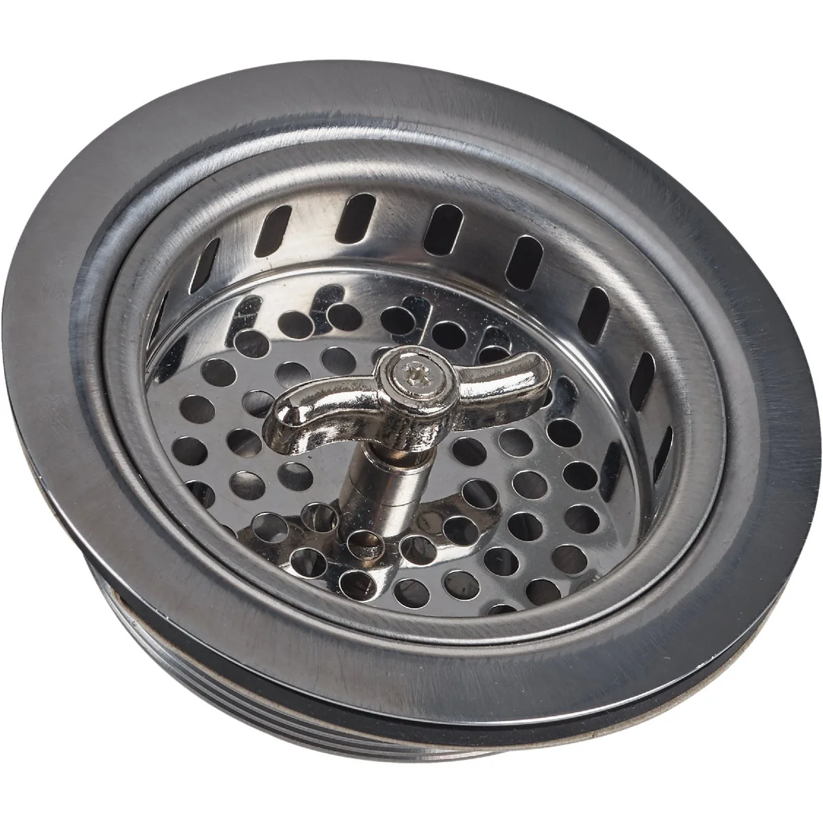 Elegant Do it 3-1 2 In. Chrome Turn 'n Seal Basket Strainer Assembly Top-Quality