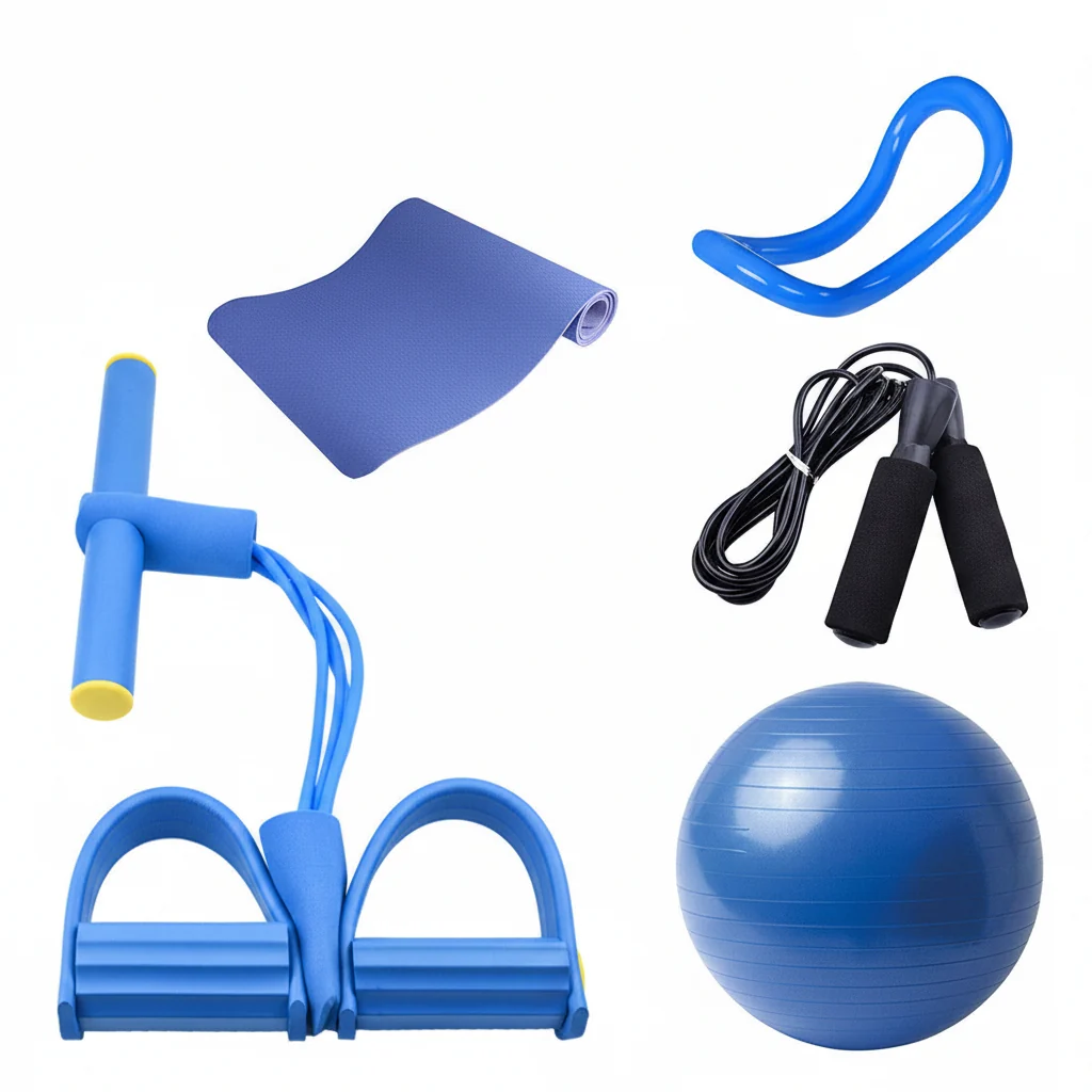 Optimized Home Yoga And Fitness Equipment Set With Non Slip Cushioned NBR Mat For Home Workouts Elegant