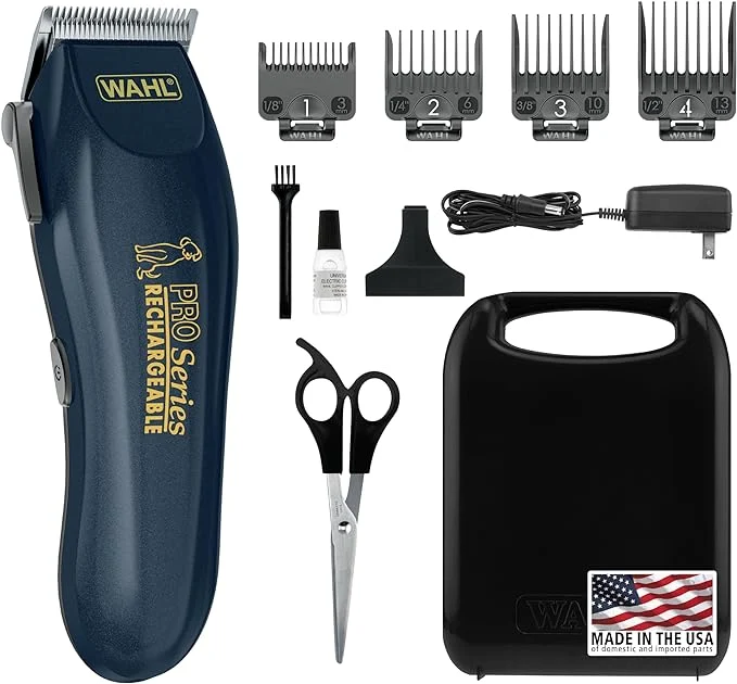 Easy-to-Use Wahl USA Deluxe Pro Series Cordless Lithium Ion Clipper Kit for Dog Grooming at Home with Heavy Duty Motor Self-Sharpening Blades and 2 Hour Run Time – Model 9591-2100About ThisOverview Environmentally Friendly