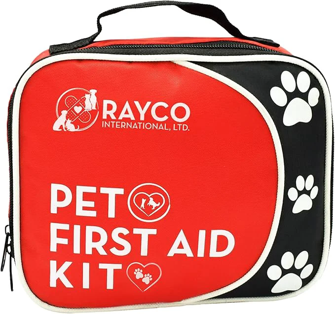 Breathable Pet First Aid Emergency Kit for Dogs and Puppies – 45 Piece Compact Travel Kit. Be Ready for Any Pet Emergency Soft