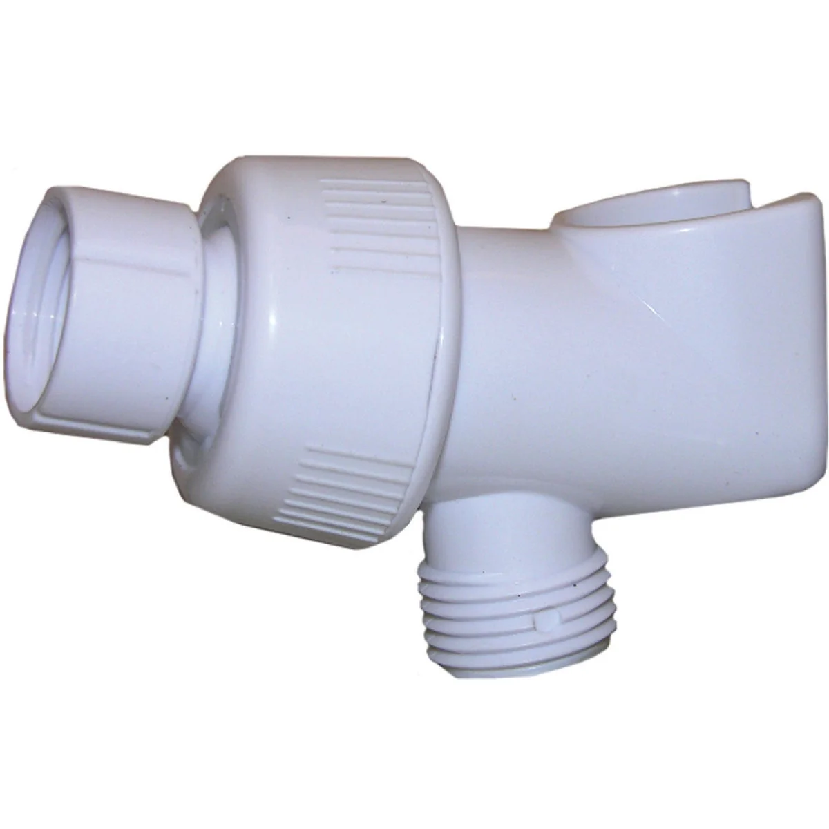 Fine Crafted Lasco White Plastic Shower Bracket Sophisticated